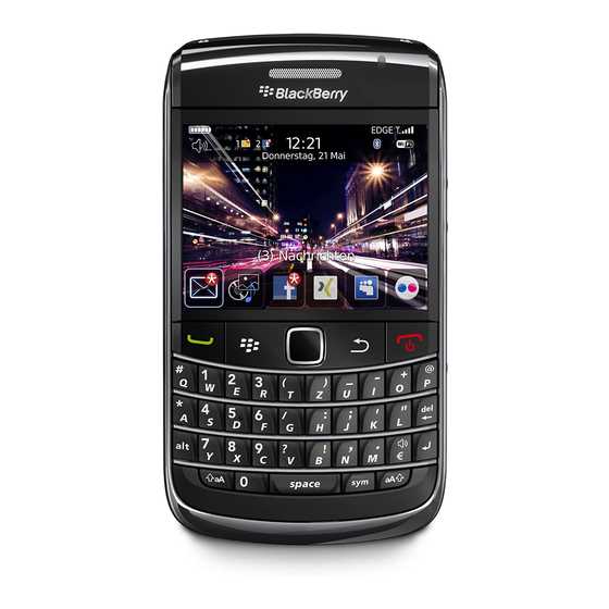 blackberry bold instruction manual