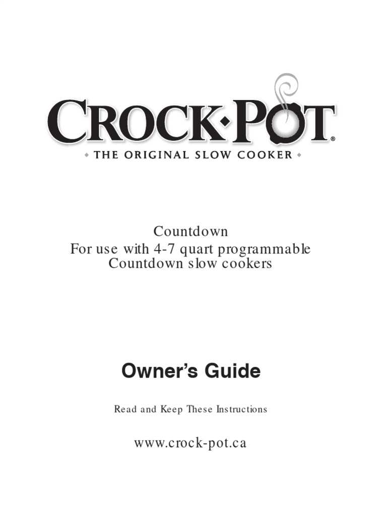 rival crock pot bbq pit instruction manual