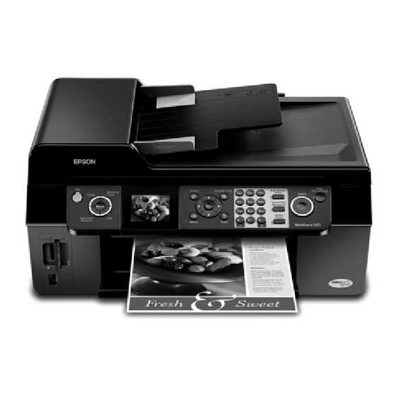 epson workforce 520 instruction manual