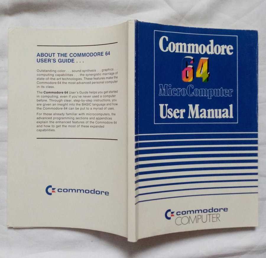 commodore 64 instruction manual