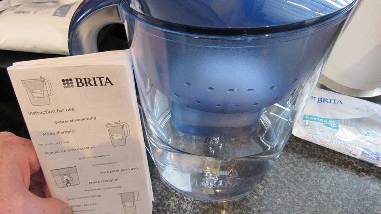 brita water filter instructions manual