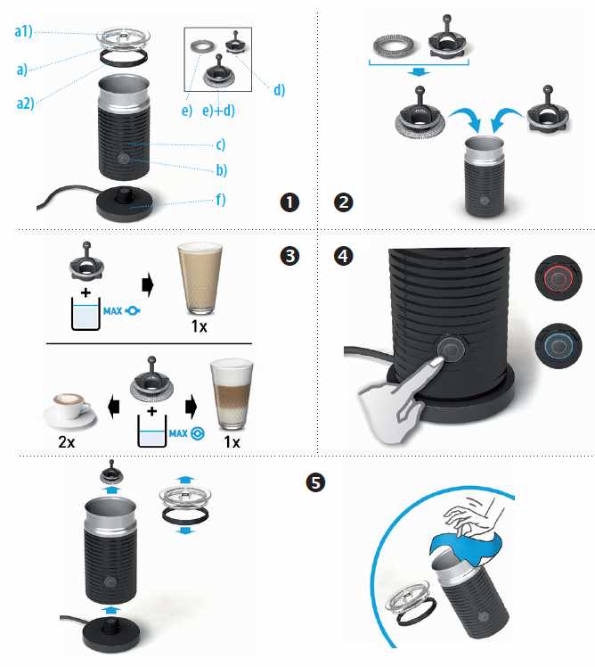 nespresso aeroccino plus instruction manual