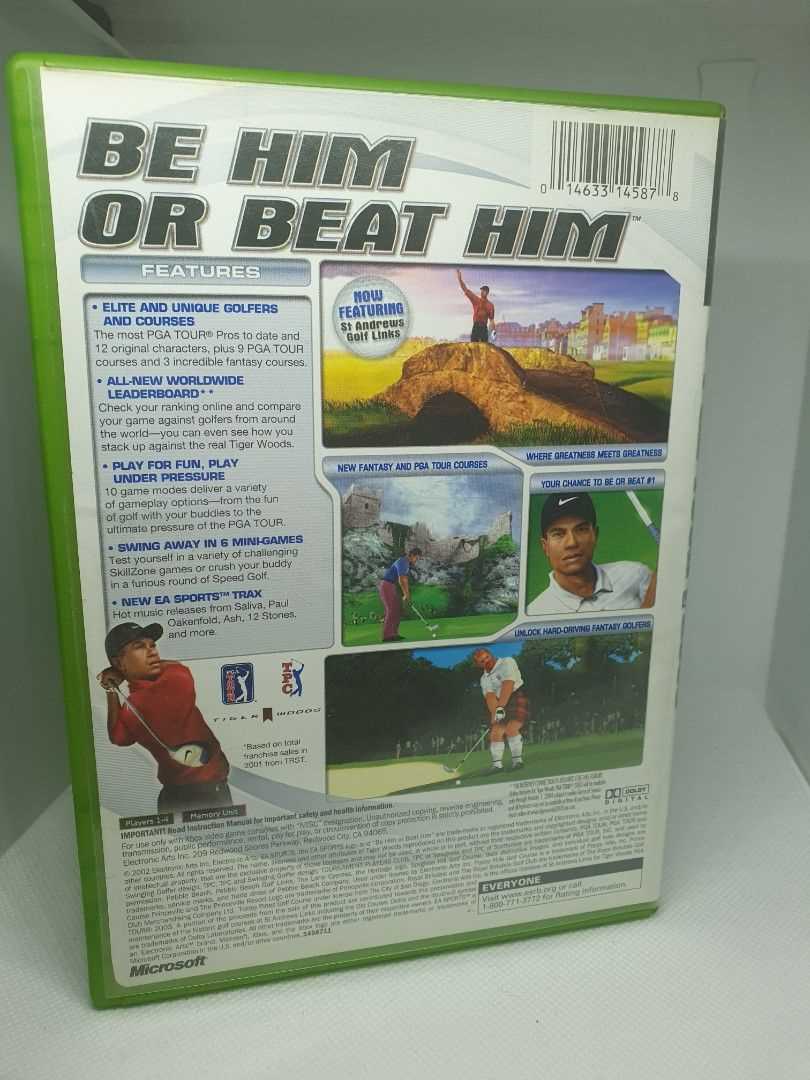 tiger woods pga tour 08 instruction manual