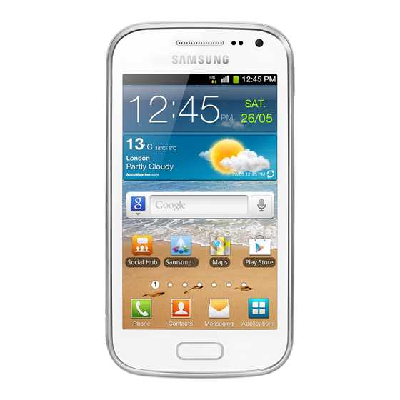 samsung galaxy ace instruction manual