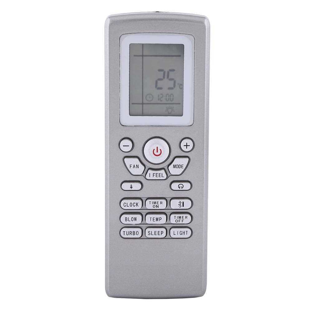 manual gree ac remote control instructions