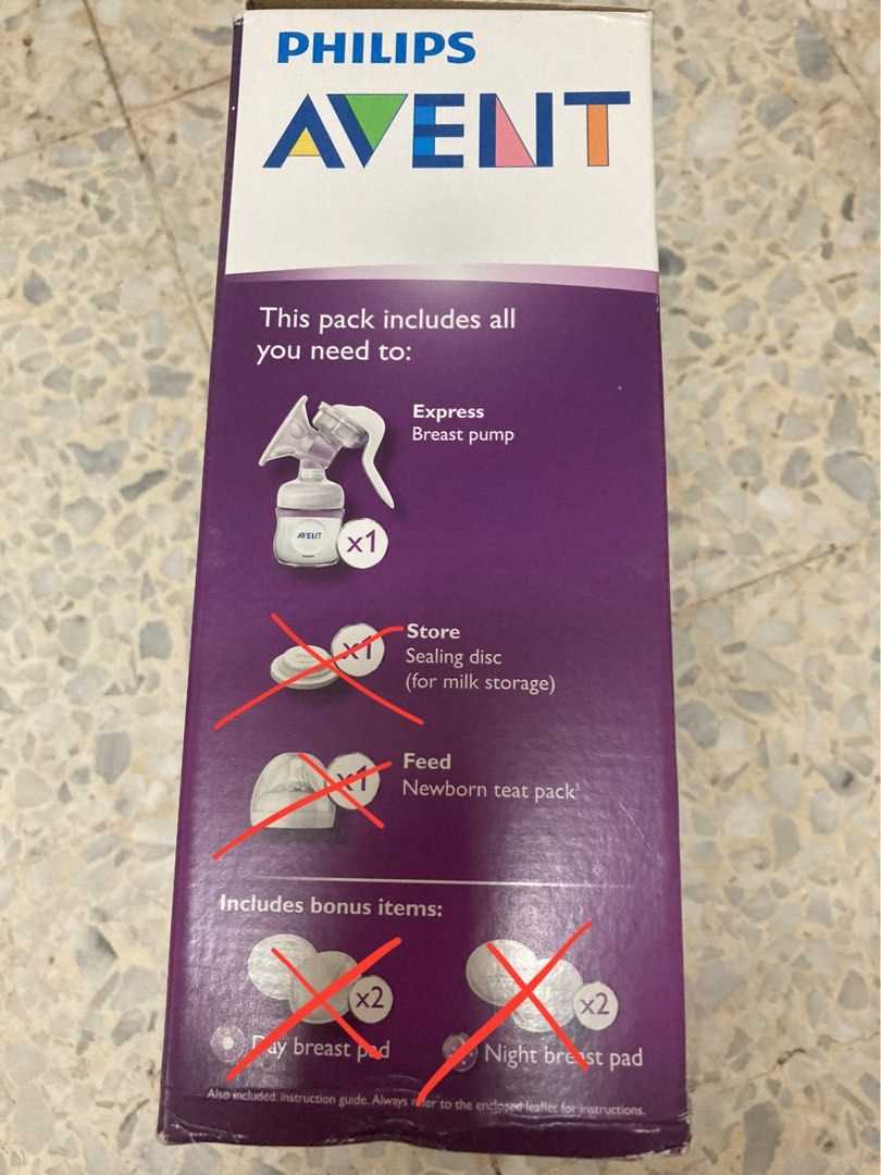 philips avent manual breast pump instructions