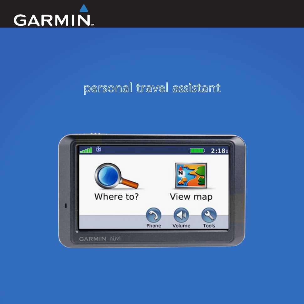 garmin nuvi 265w instruction manual