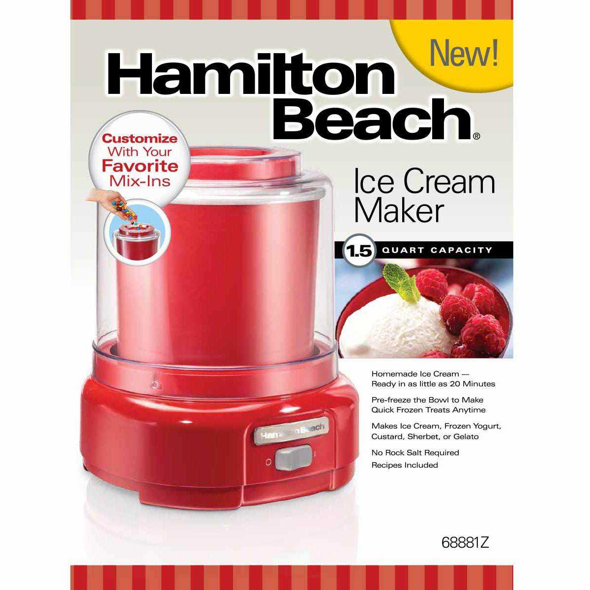 hamilton beach ice cream maker instruction manual