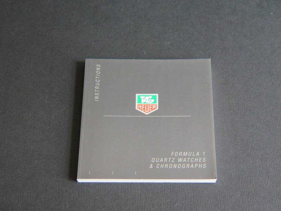 tag heuer instruction manual