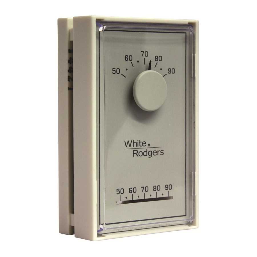 white rodgers thermostat instruction manual