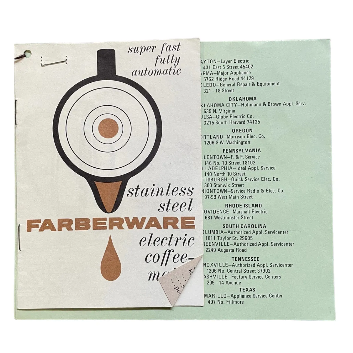 farberware coffee maker instruction manual