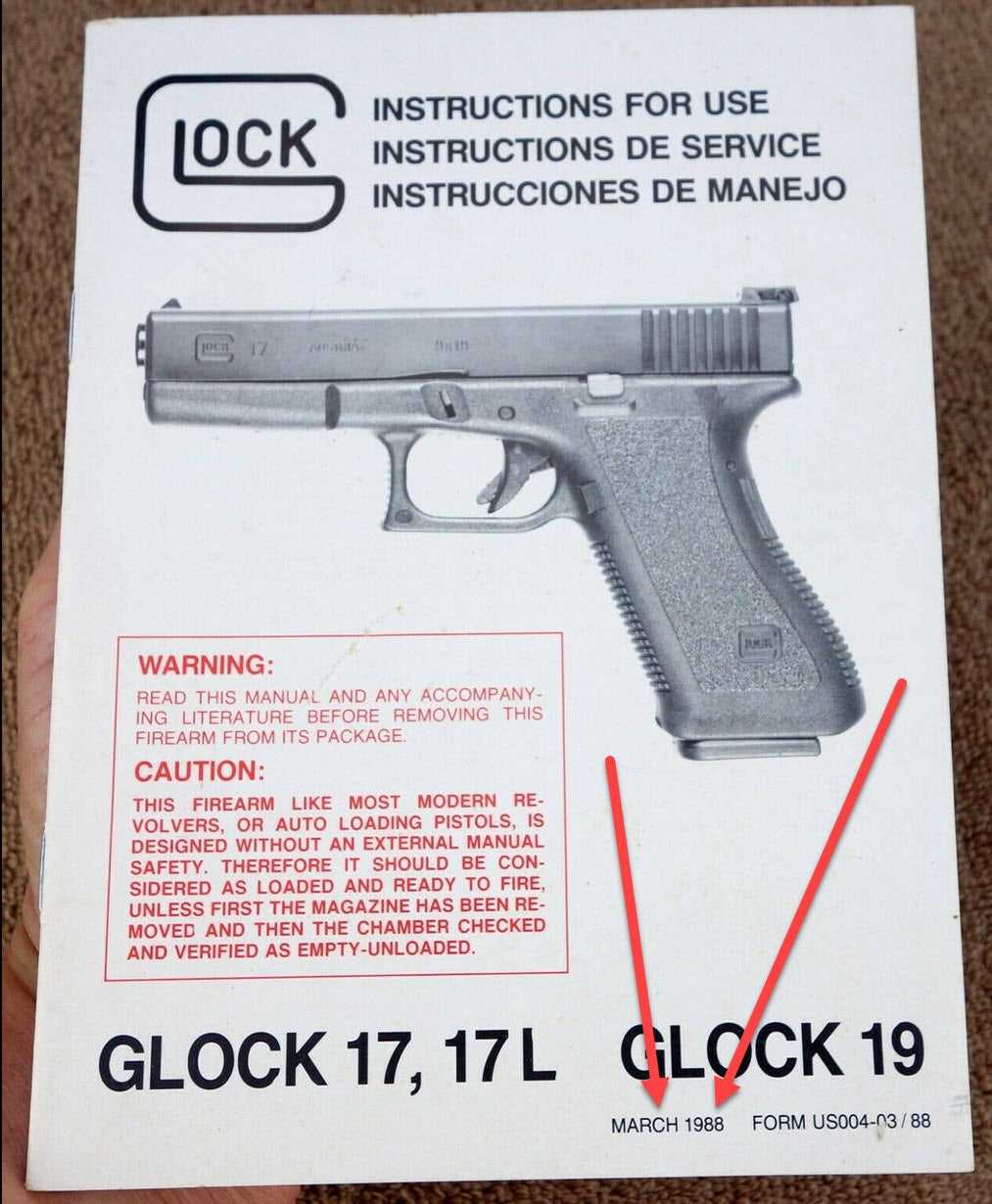 glock 19 instruction manual