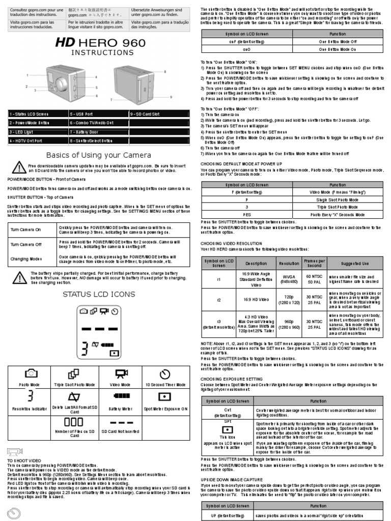 gopro 6 instruction manual