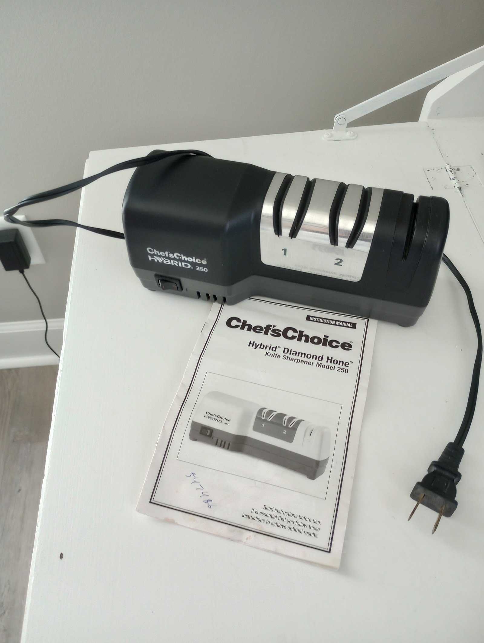 chefs choice manual knife sharpener instructions