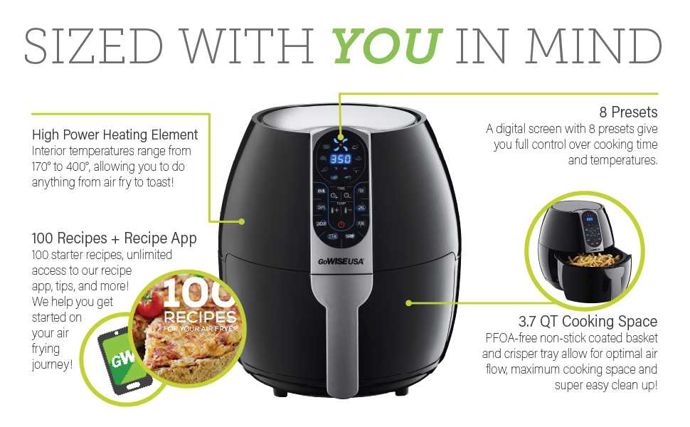 gowise usa air fryer instruction manual