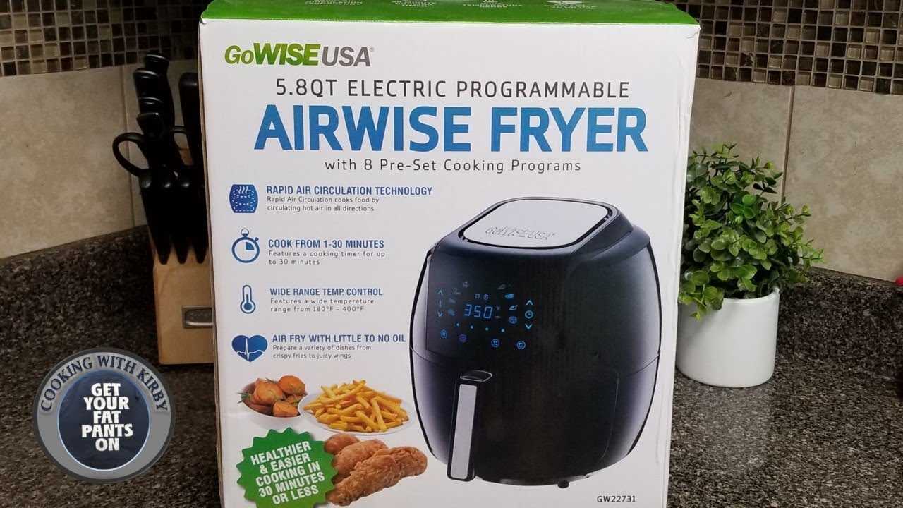 gowise usa air fryer instruction manual