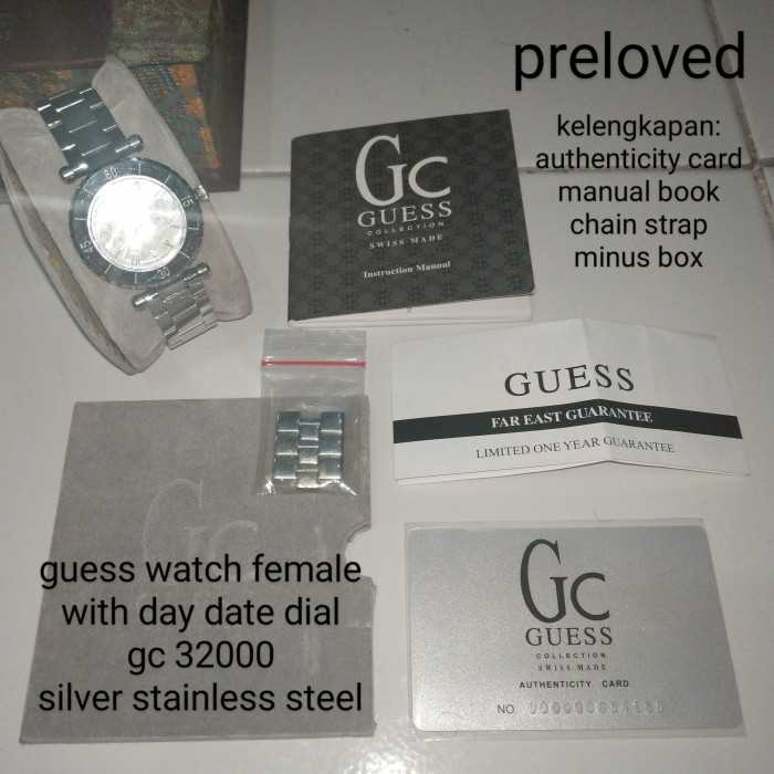 guess watch instructions manual