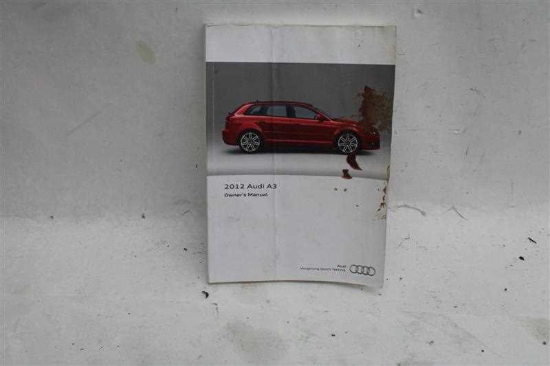 audi a3 instruction manual