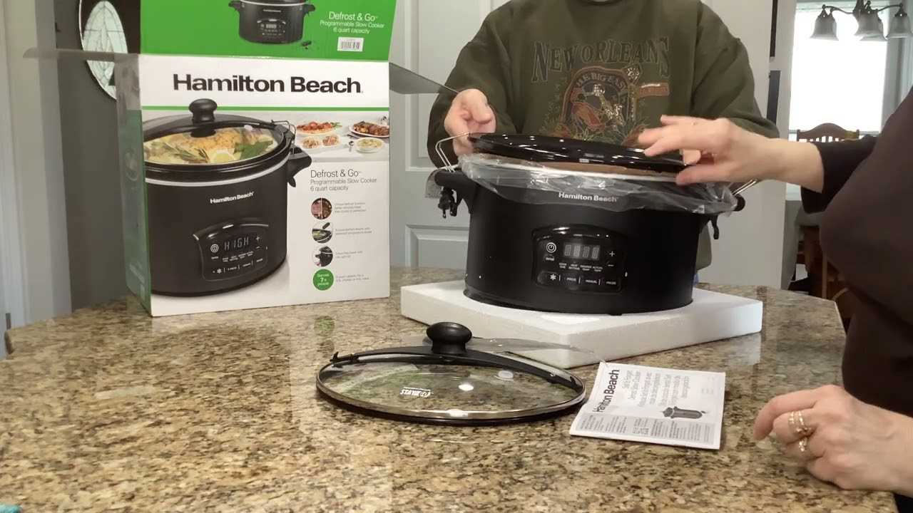 hamilton beach crock pot instruction manual