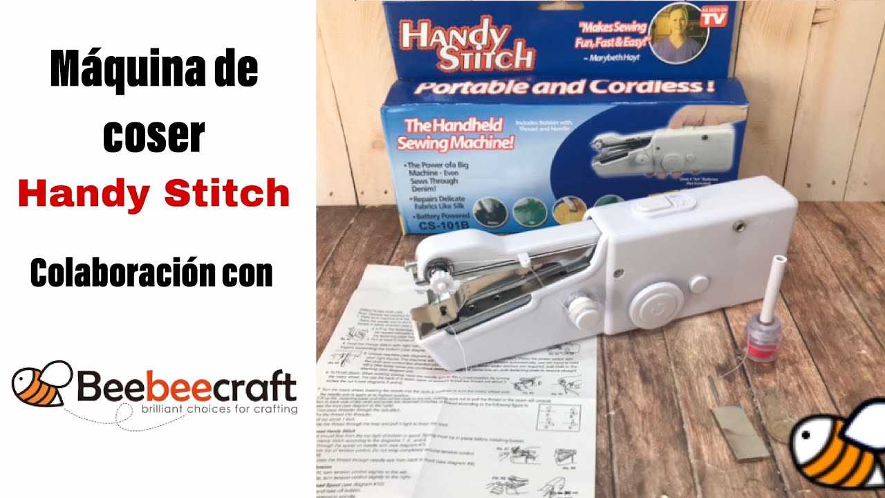 handy stitch handheld sewing machine instruction manual