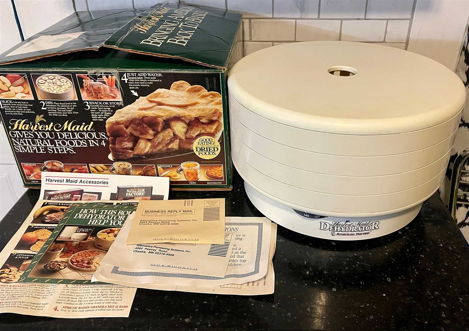 harvest maid food dehydrator instruction manual