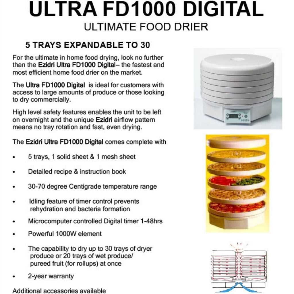 harvest maid food dehydrator instruction manual