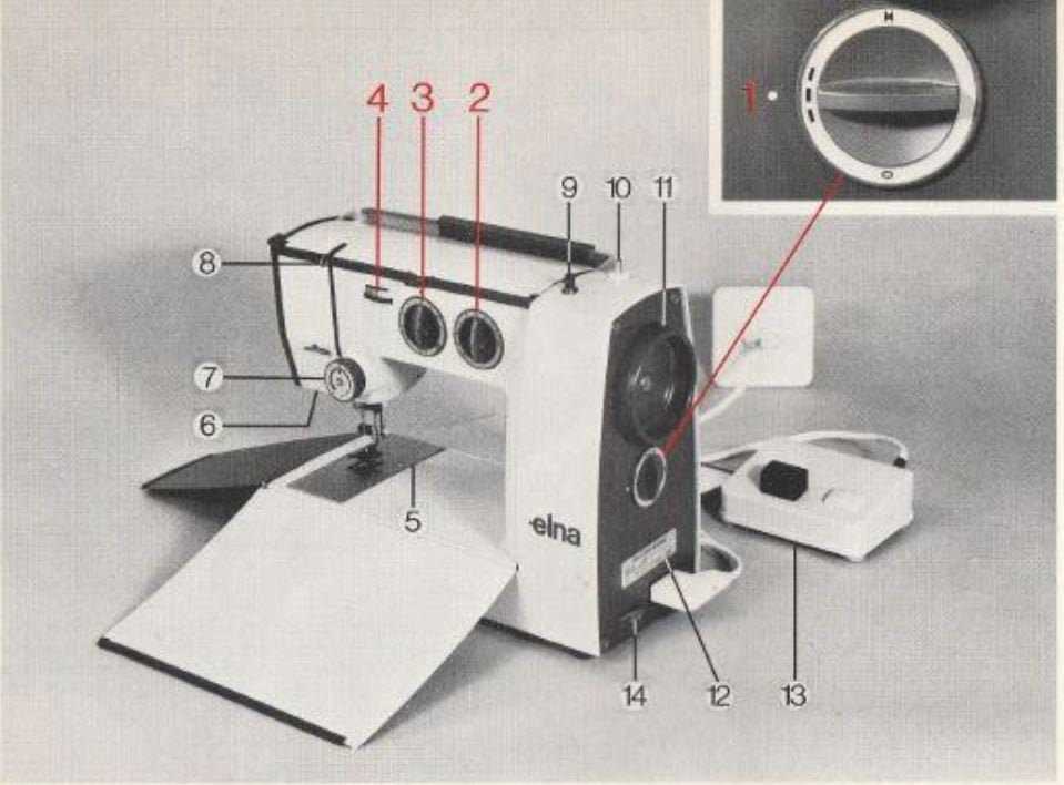 elna lotus sewing machine instruction manual