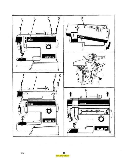 singer sewing machine model 6233 instruction manual