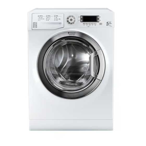 hotpoint ariston washing machine instruction manual