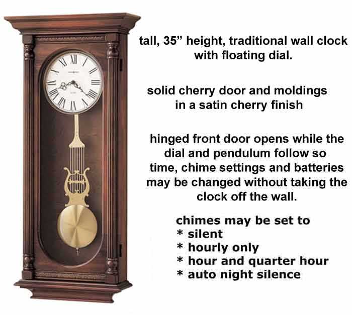 howard miller grandfather clock instruction manual