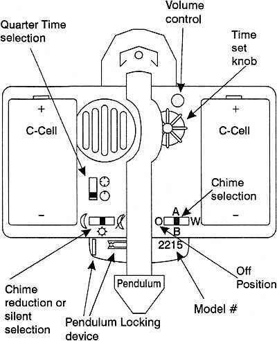 howard miller mantel clock instruction manual