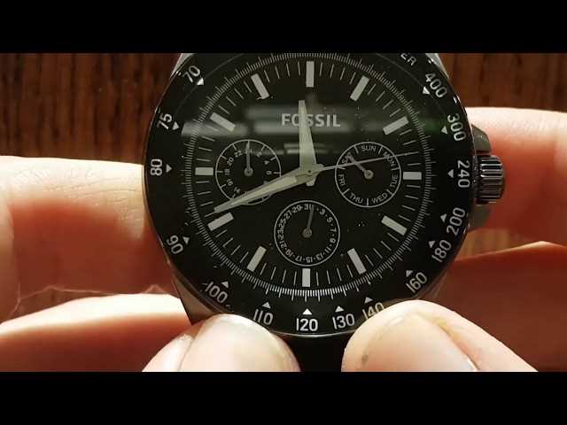fossil watch instructions operating manual