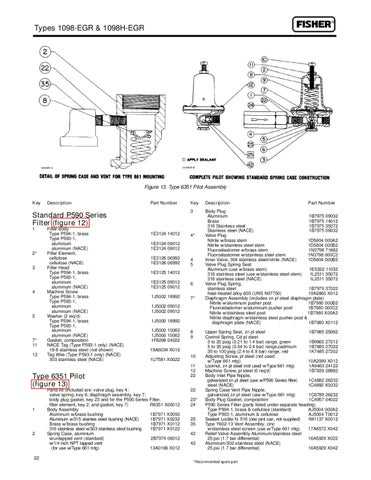 fisher 1098 regulator instruction manual