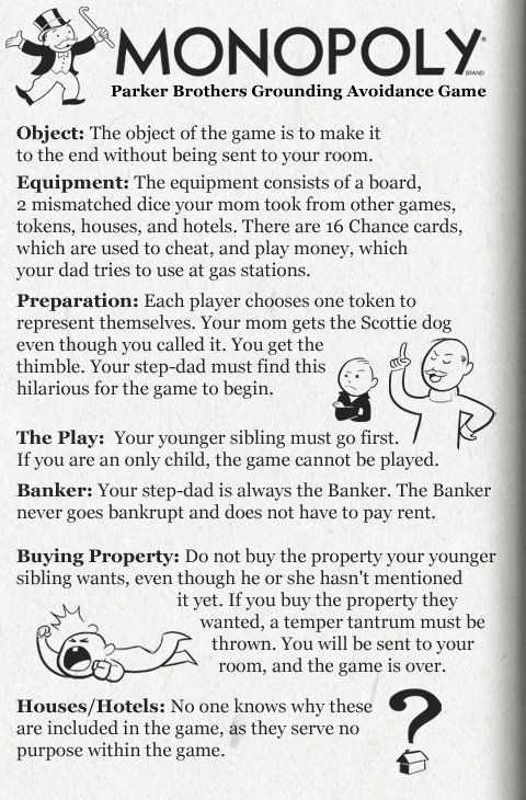 monopoly game instruction manual