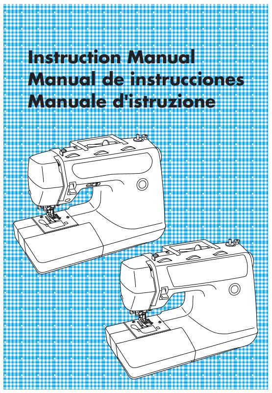 brother sewing machine instruction manual