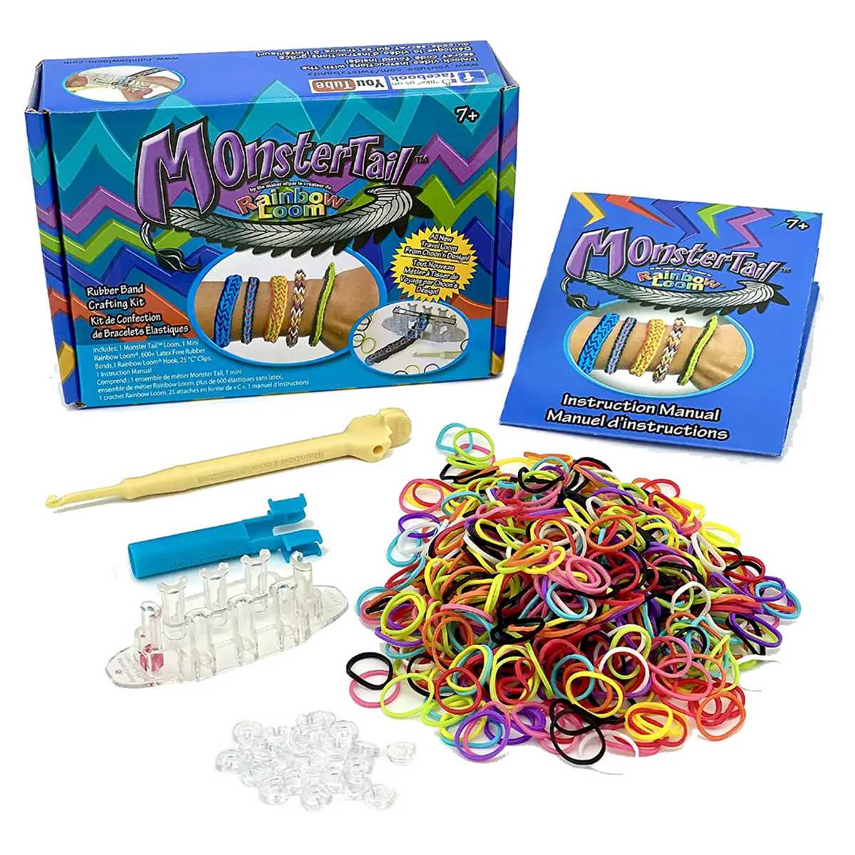 monster tail rainbow loom instruction manual