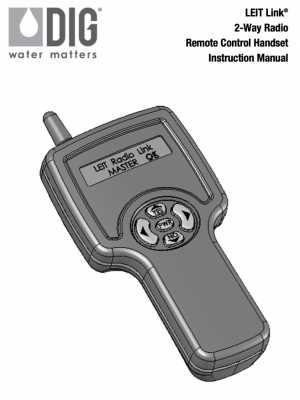 dgc 2020 instruction manual