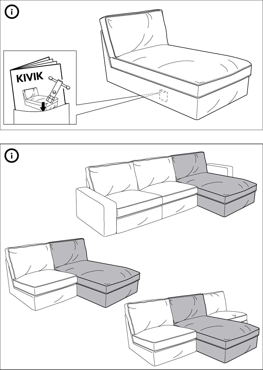 ikea kivik chaise instruction manual