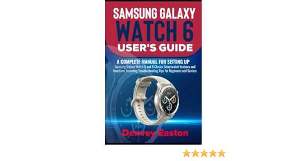 samsung galaxy watch 6 instruction manual