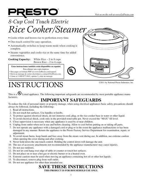 imusa rice cooker instruction manual