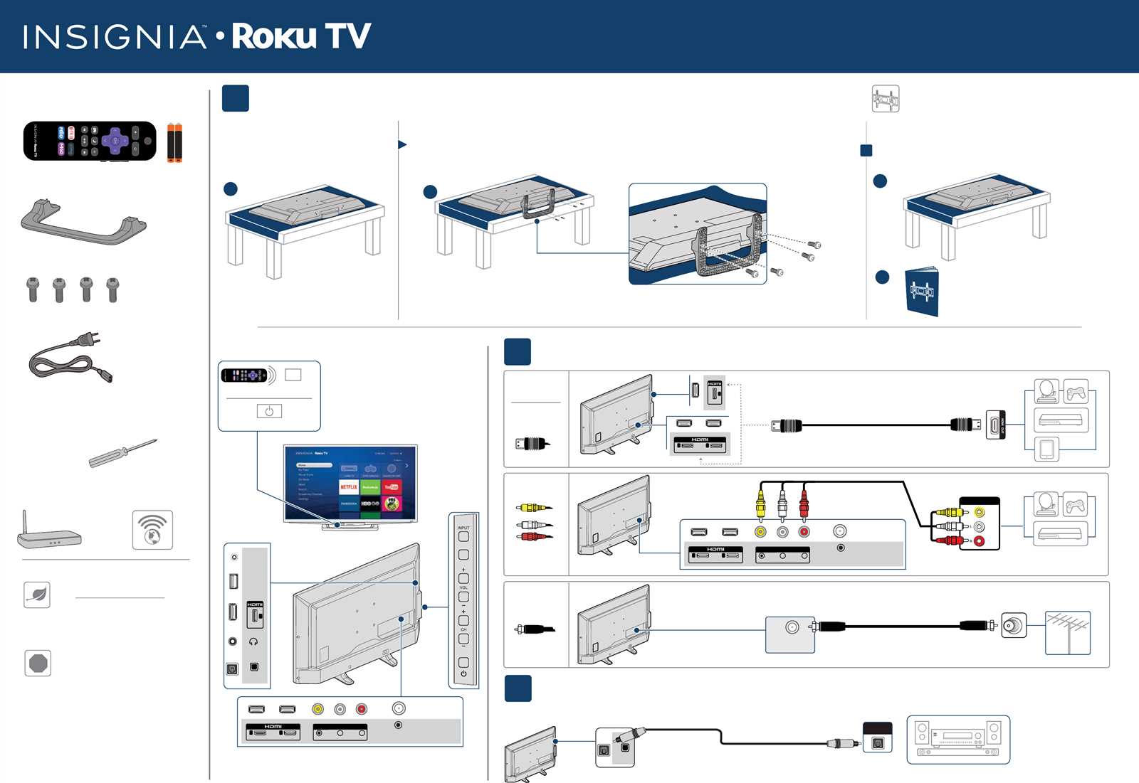 insignia tv instruction manual