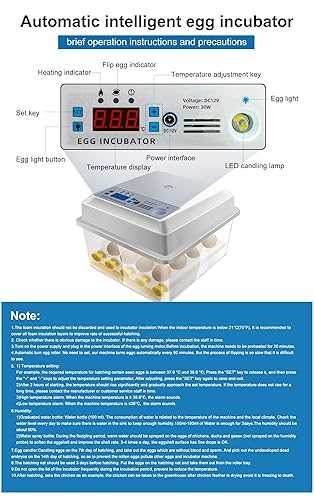 instruction egg incubator manual