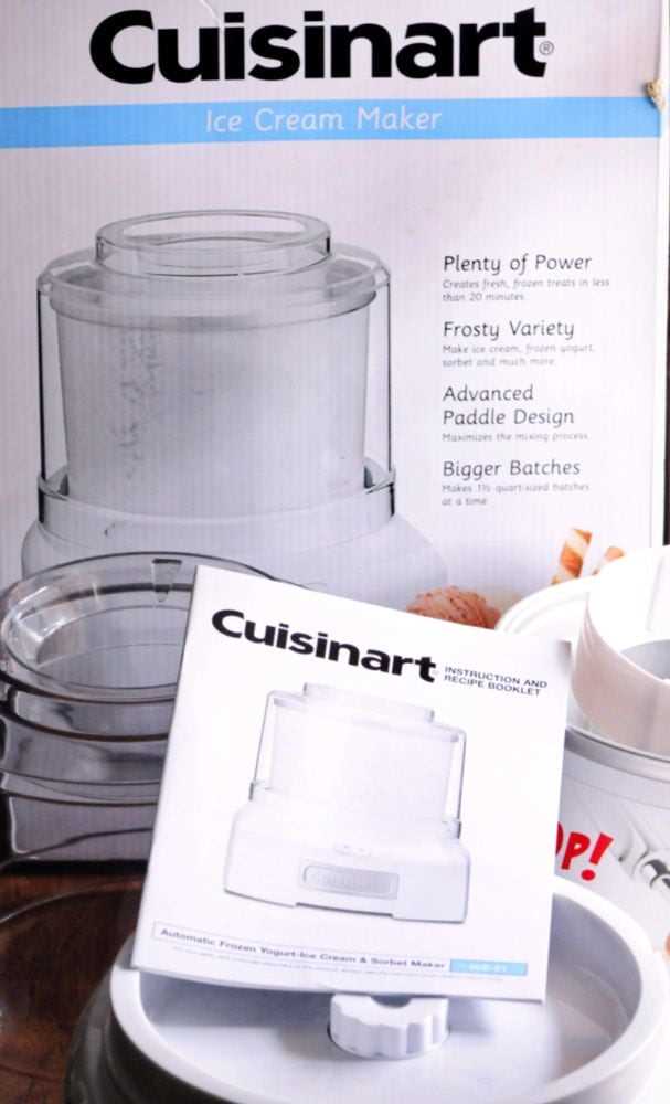 instruction manual cuisinart ice cream maker