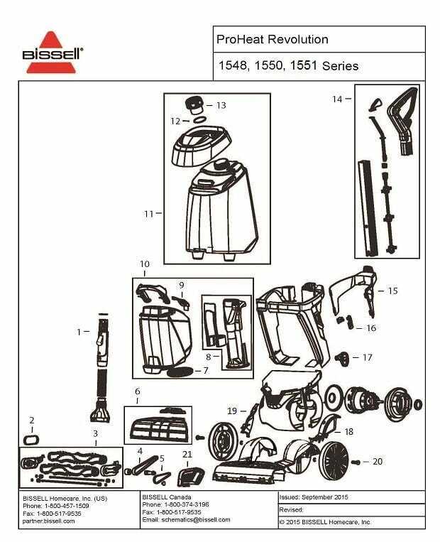 instruction manual for bissell proheat 2x revolution