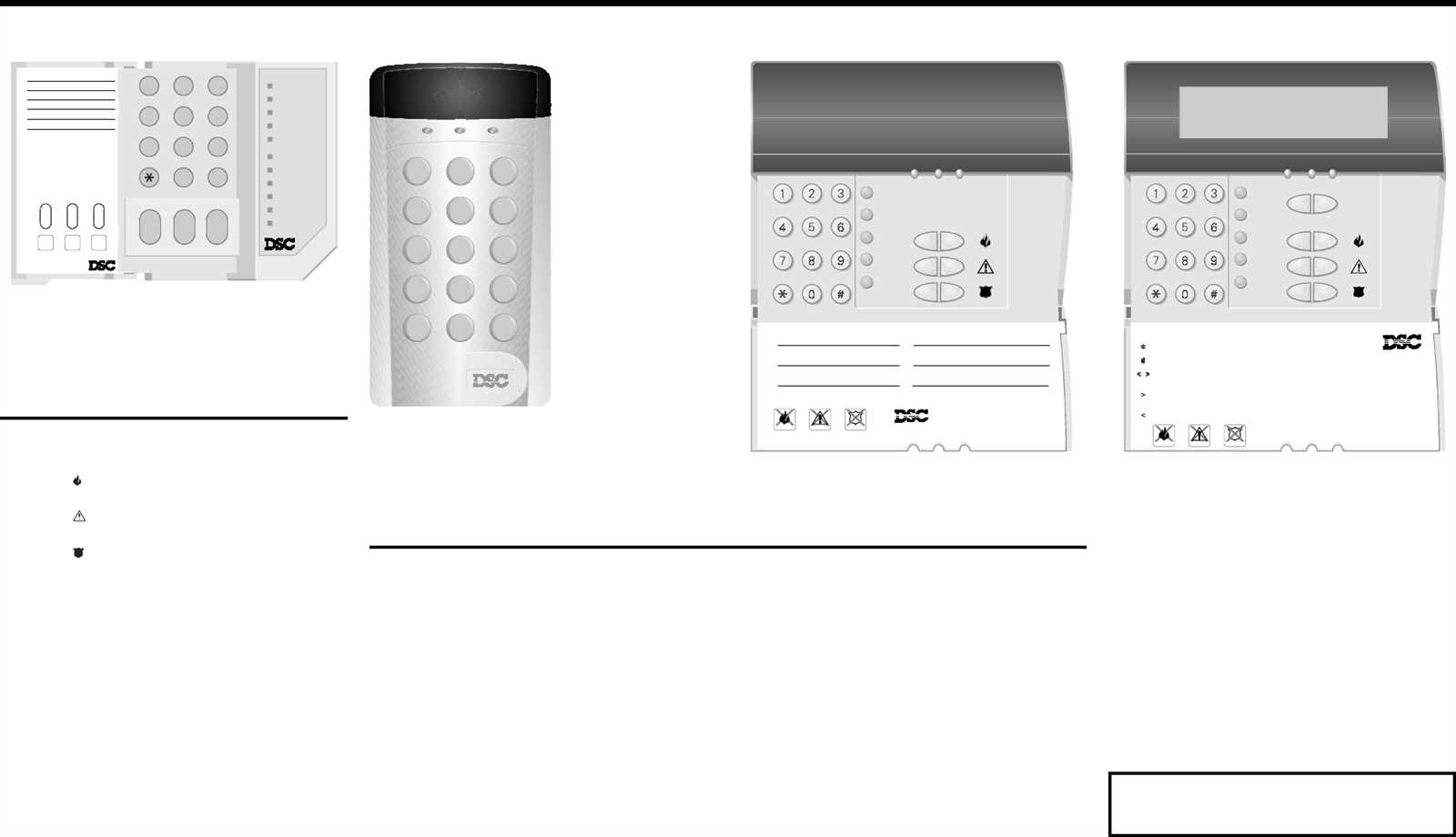 instruction manual for dsc alarm system