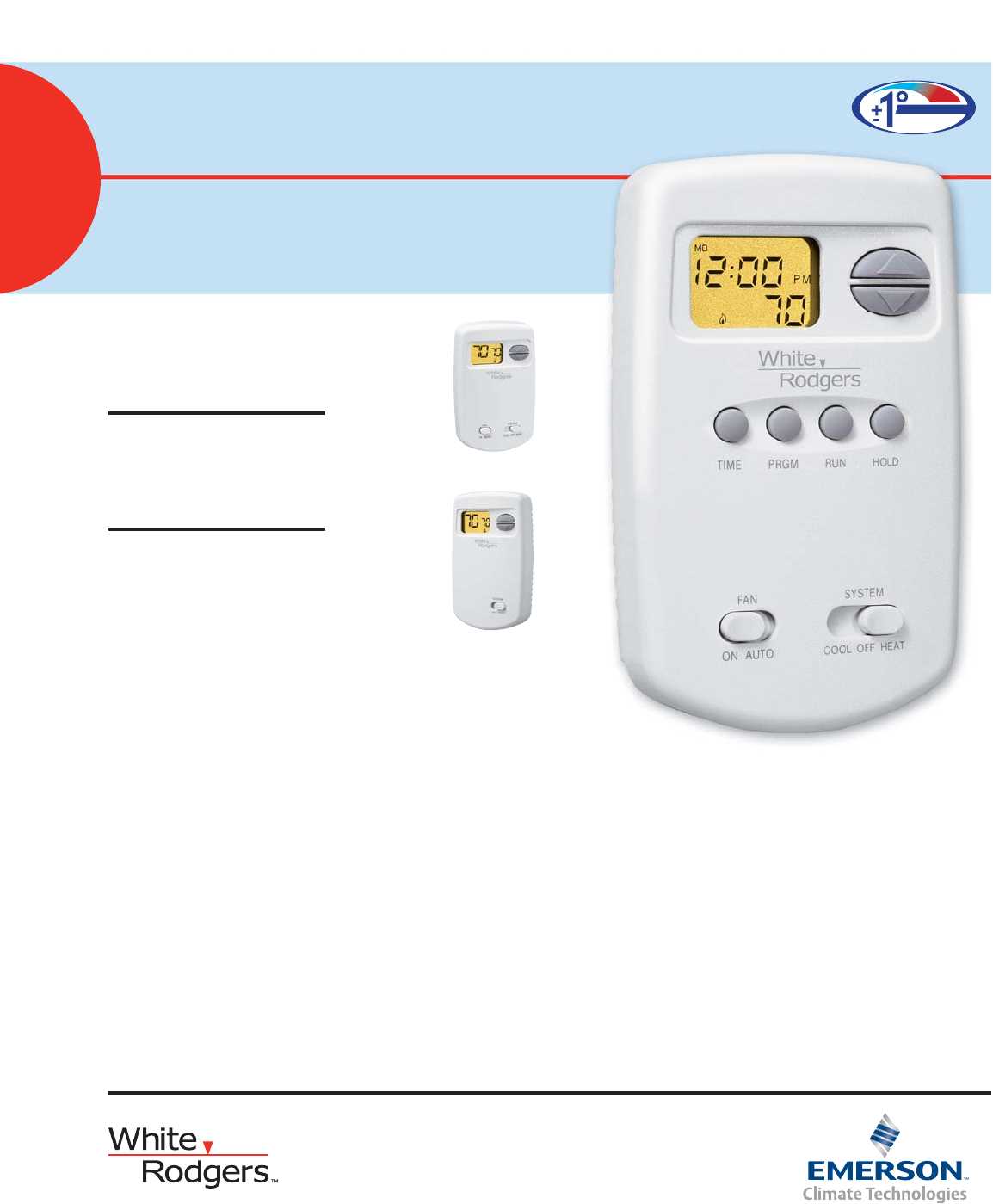 instruction manual for emerson thermostat