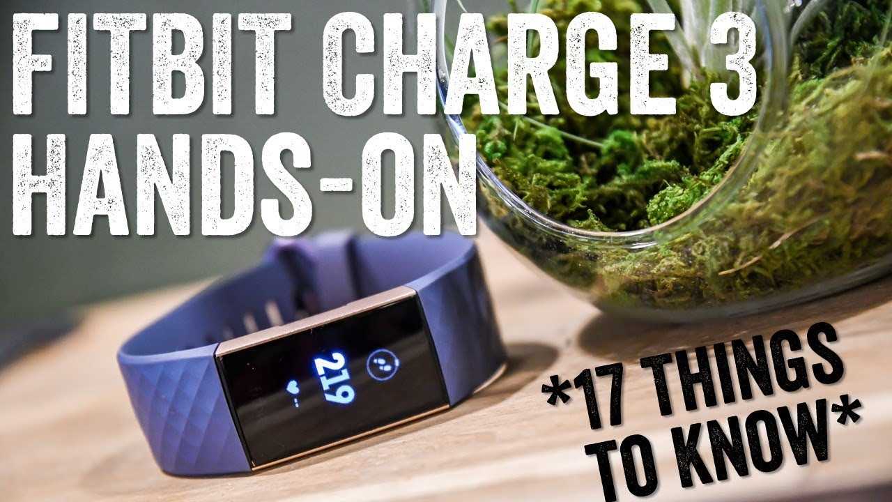 instruction manual for fitbit charge 3