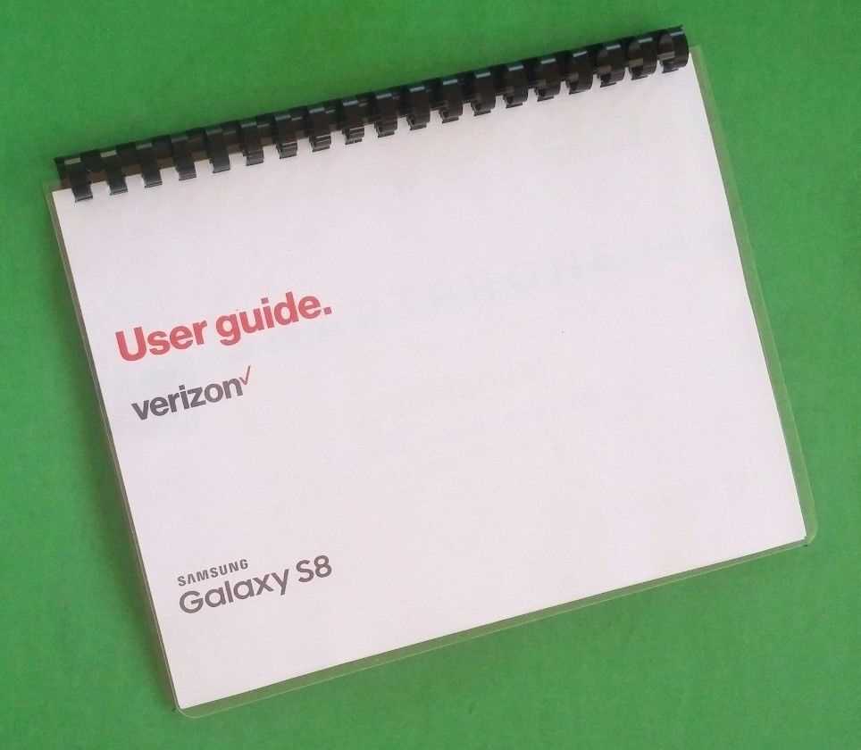 instruction manual for samsung galaxy s8