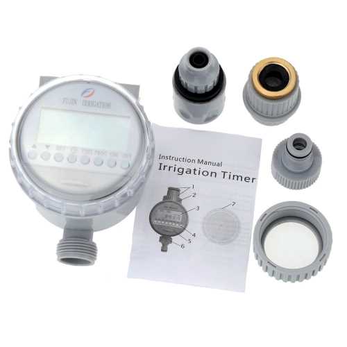 instruction manual irrigation timer