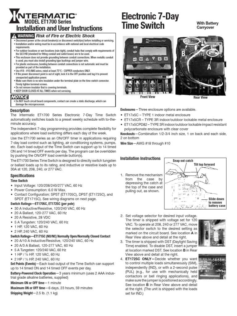 intermatic et1725c instruction manual